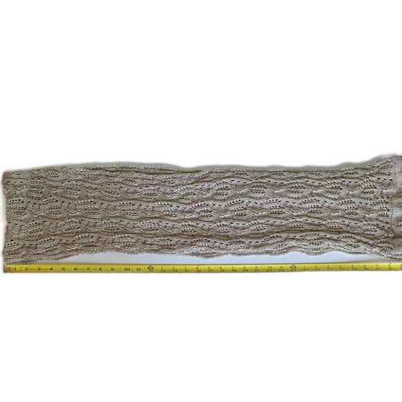 Coldwater Creek Scarf Women's  Polyester/Acrylic Blend Knit Infinity Scarf Taupe - Picture 2 of 5